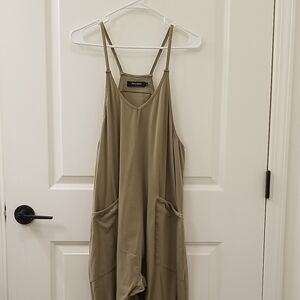 Automet Medium Light Olive Green Jumpsuit